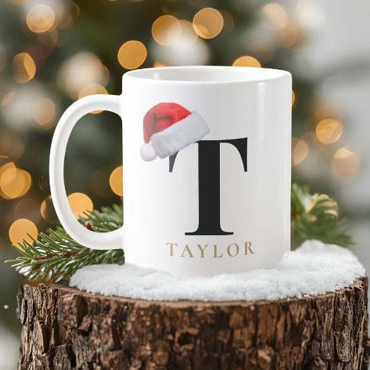 クリスマスモノグラムマグ コーヒーマグカップ
