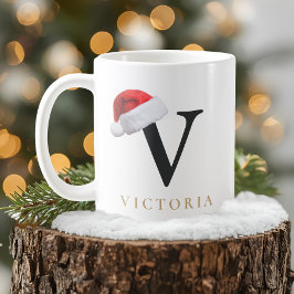 クリスマスモノグラムマグ コーヒーマグカップ