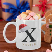 クリスマスモノグラムマグ コーヒーマグカップ