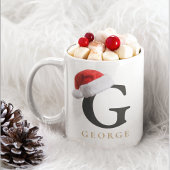 クリスマスモノグラムマグ コーヒーマグカップ
