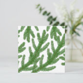 クリスマスモミの木の枝 シーズンカード (スタンド正面)