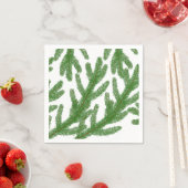 クリスマスモミの木の枝 スタンダードカクテルナプキン (インサイチュ)