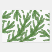 クリスマスモミの木の枝 ラッピングペーパーシート (正面2)