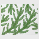 クリスマスモミの木の枝 ラッピングペーパー (フラット)