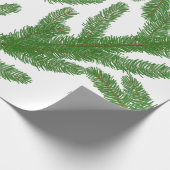 クリスマスモミの木の枝 ラッピングペーパー (角)