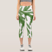 クリスマスモミの枝 カプリレギンス (正面)