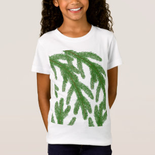 クリスマスモミの枝 Tシャツ