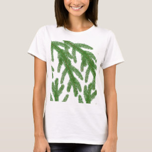 クリスマスモミの枝Tシャツ Tシャツ