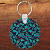 クリスマスモミ枝パターン–82397 キーホルダー (裏面)