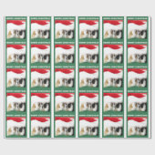 クリスマスモルモット ラッピングペーパー (フラット)