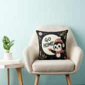 クリスマスモンキーを家に帰る クッション (椅子)