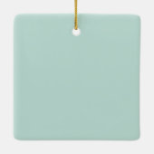 クリスマスモンスタートラックサンタの名前と年 セラミックオーナメント (裏面)