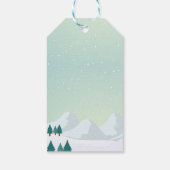 クリスマスモンスタートラックサンタ ギフトタグ (裏面)