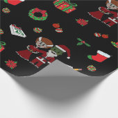 クリスマスモンスターラッピング紙 ラッピングペーパー (角)