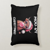 クリスマスモーのスコットランドのヒグランドカウズ アクセントクッション (正面(垂直))