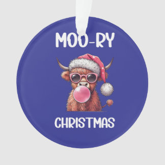 クリスマスモーのスコットランドのヒグランドカウズ オーナメント