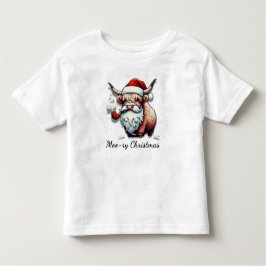 クリスマスモーデザイン トドラーTシャツ