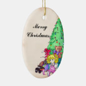 クリスマスモーニングオーナメント セラミックオーナメント (右)