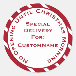 クリスマスモーニングクリスマスギフトまでオープニングなし ラウンドシール