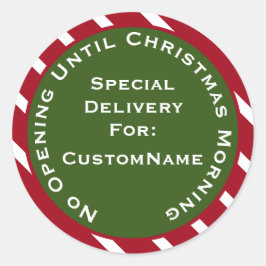クリスマスモーニングクリスマスギフトまでオープニングなし ラウンドシール