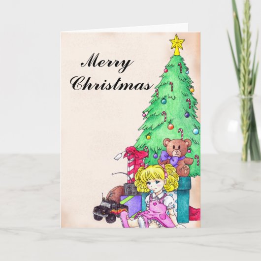 クリスマスモーニンググリーティングカード シーズンカード (正面)