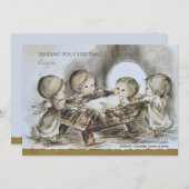 クリスマスモーニングホリデーカード シーズンカード (正面/裏面)