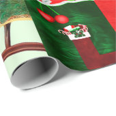 クリスマスモーニングラッピング紙 ラッピングペーパー (ロールコーナー)