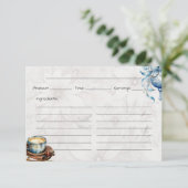 クリスマスモーニング基本レシピカード エンクロージャーカード (スタンド正面)