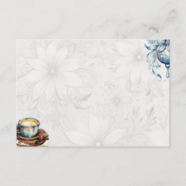 クリスマスモーニング基本空白のレシピカード エンクロージャーカード