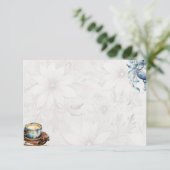 クリスマスモーニング基本空白のレシピカード エンクロージャーカード (スタンド正面)