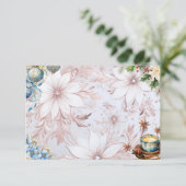 クリスマスモーニング空白のレシピカード エンクロージャーカード (スタンド正面)