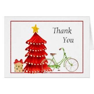 クリスマスモーニング自転車ありがとう