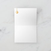 クリスマスモーニング自転車ありがとう サンキューカード (内部)