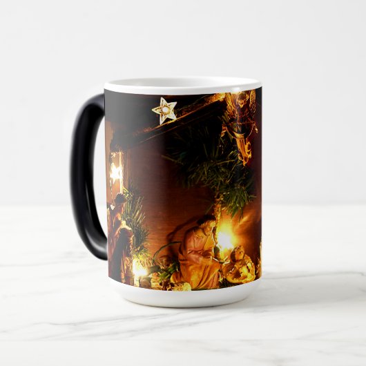 クリスマスモーニング魔法 モーフィングマグカップ (正面左)