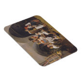 クリスマスモーニング(by Ferdinand Georg Waldmuiller) マグネット (右側)