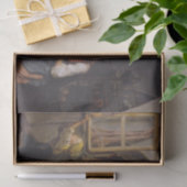 クリスマスモーニング(by Ferdinand Georg Waldmuiller) 薄葉紙 (ギフト)