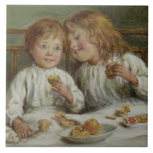 クリスマスモーニング(Joseph Clark) タイル (正面)