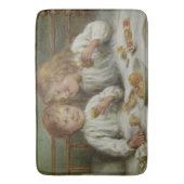 クリスマスモーニング(Joseph Clark) バスマット (正面縦)