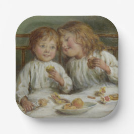 クリスマスモーニング(Joseph Clark) ペーパープレート