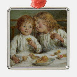 クリスマスモーニング(Joseph Clark) メタルオーナメント