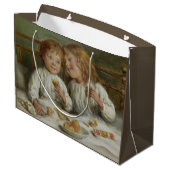 クリスマスモーニング(Joseph Clark) ラージペーパーバッグ (裏面アングル)