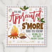 クリスマスモーレスギフトラベル フェイバータグ (正面)