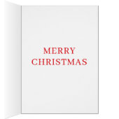 クリスマスヤギおもしろいサンタパーソナライズされた (内側 (右))