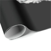 クリスマスヤギの木の上におもしろいサンタヤギ恋人のギフト ラッピングペーパー (ロールコーナー)