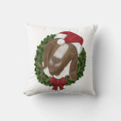 クリスマスヤギ枕 クッション (正面)
