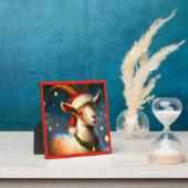 クリスマスヤギ2 フォトプラーク (インサイチュ)