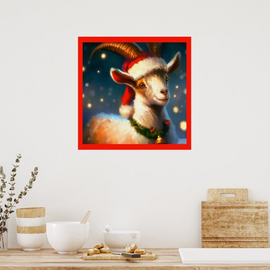 クリスマスヤギ2 ポスター (キッチン)