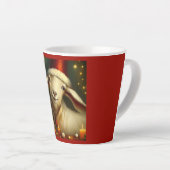 クリスマスヤギ3 カフェラテマグ (右アングル)