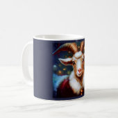 クリスマスヤギ4 コーヒーマグカップ (正面左)