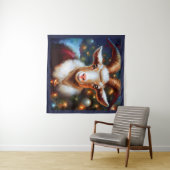 クリスマスヤギ4 タペストリー (インサイチュ(横))